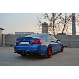 Накладка диффузор на задний бампер на BMW 4 F32 M-Pack